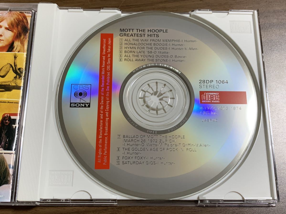 #4/新品同様/帯付き/ MOTT THE HOOPLE(モット・ザ・フープル) 黄金の軌跡/ ベスト盤CD_画像4