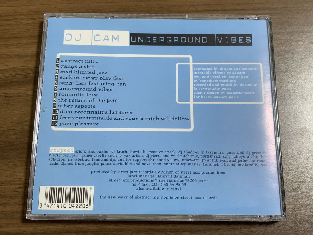 #4/レア/仏蘭西盤CD/ DJ Cam / Underground Vibes / Hip Hop、ヒップホップクラシック、名盤、輸入盤_画像2