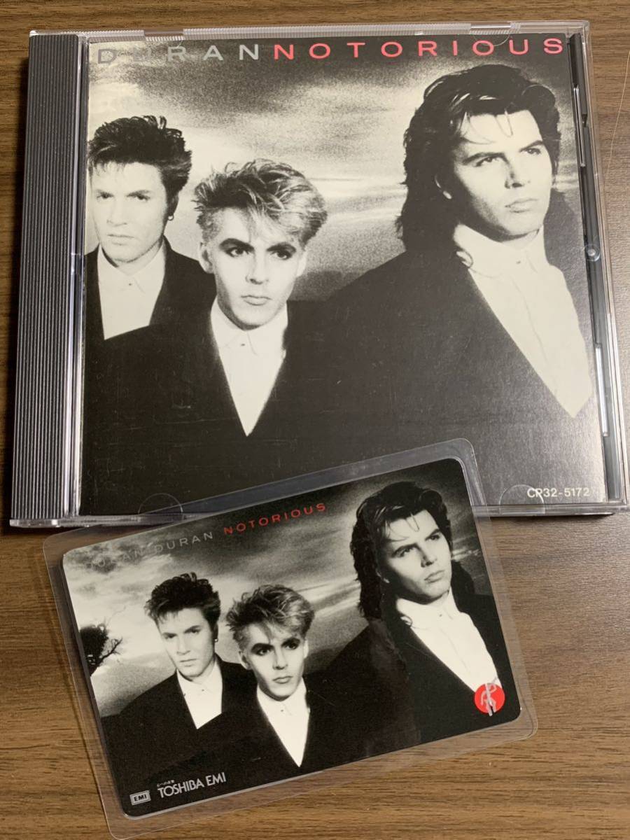 #4/美品/DURAN DURAN(デュラン デュラン) NOTORIOUS (ノトーリアス)/86年国内初盤CD、初回特典ラミネートカード付き_画像1