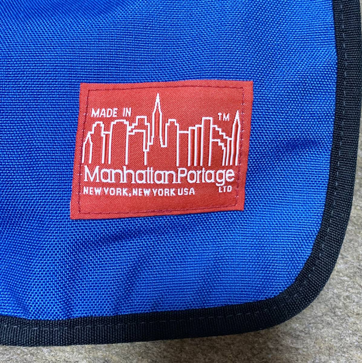 デッドストック 極美品 紙タグ付 Manhattan Portage マンハッタンポーテージ ショルダーバッグ MADE IN USA メッセンジャー アメリカ 米国