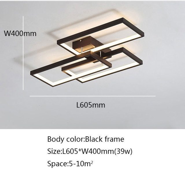 モダン LED シーリングライト 110v 天井照明 キッチン リビング 屋内