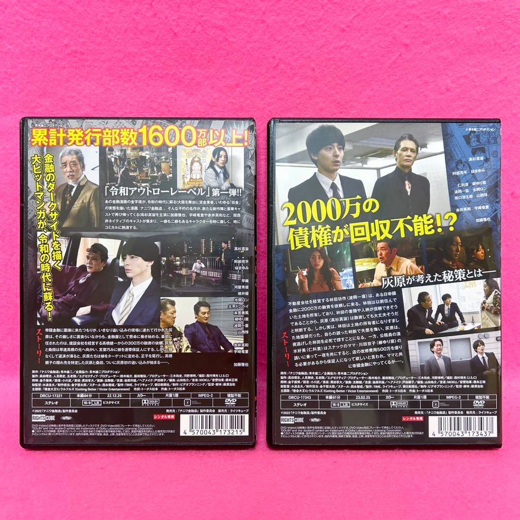 【新品ケース】ナニワ金融道 DVD 2巻セット レンタル レンタル落ち