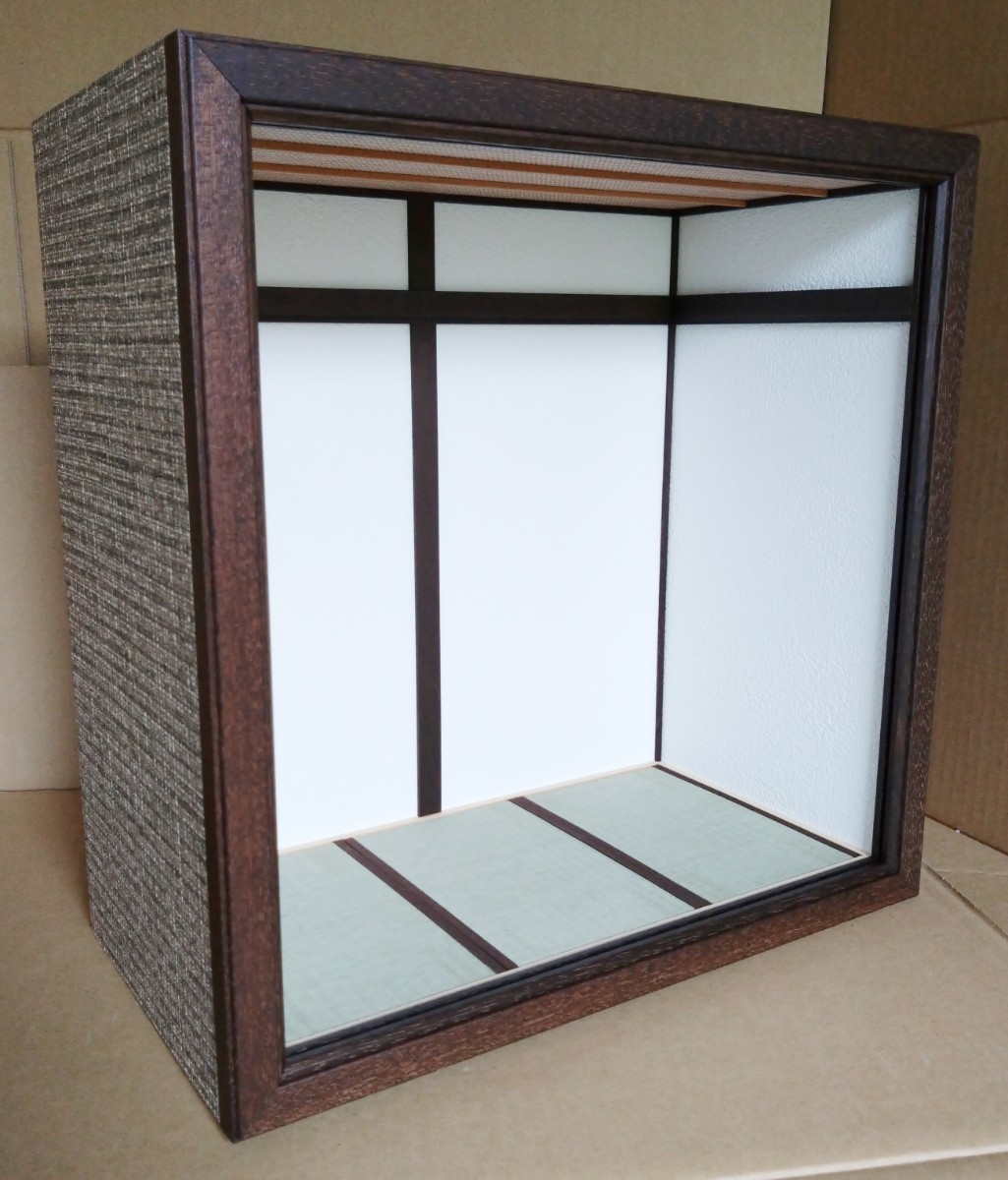 大人気新品 人形ケース・ドールハウス(和室・大・白色壁紙) ドールハウス 大人気新品 人形ケース・ドールハウス(和室・大・白色壁紙) ドールハウス
