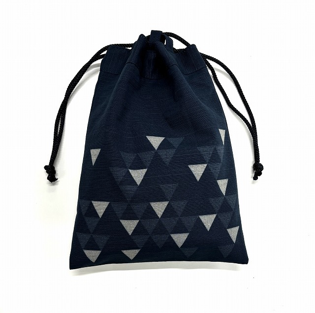 [ Edo ..]1 пункт было использовано тканевая сумка . порез пакет сделано в Японии do Be ткань .. рисунок ввод хлопок 100% мешочек .. печать . пакет .(...) темно-синий 