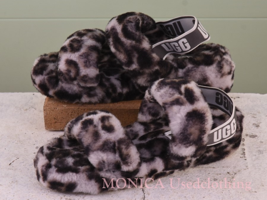 MK490* new old goods [UGG UGG ] sandals Leopard pattern lady's W7 24cm