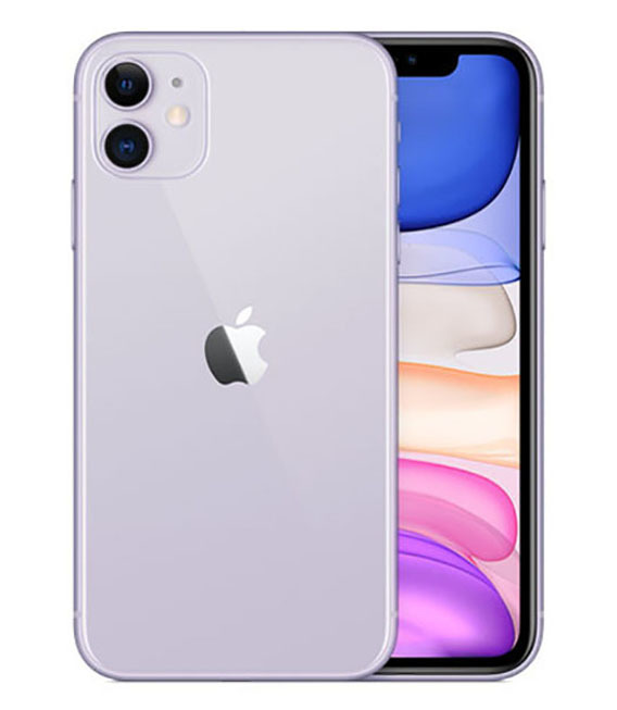 超人気 iPhone11[128GB] パープル【安心保証】 SB/YM SIMロック解除