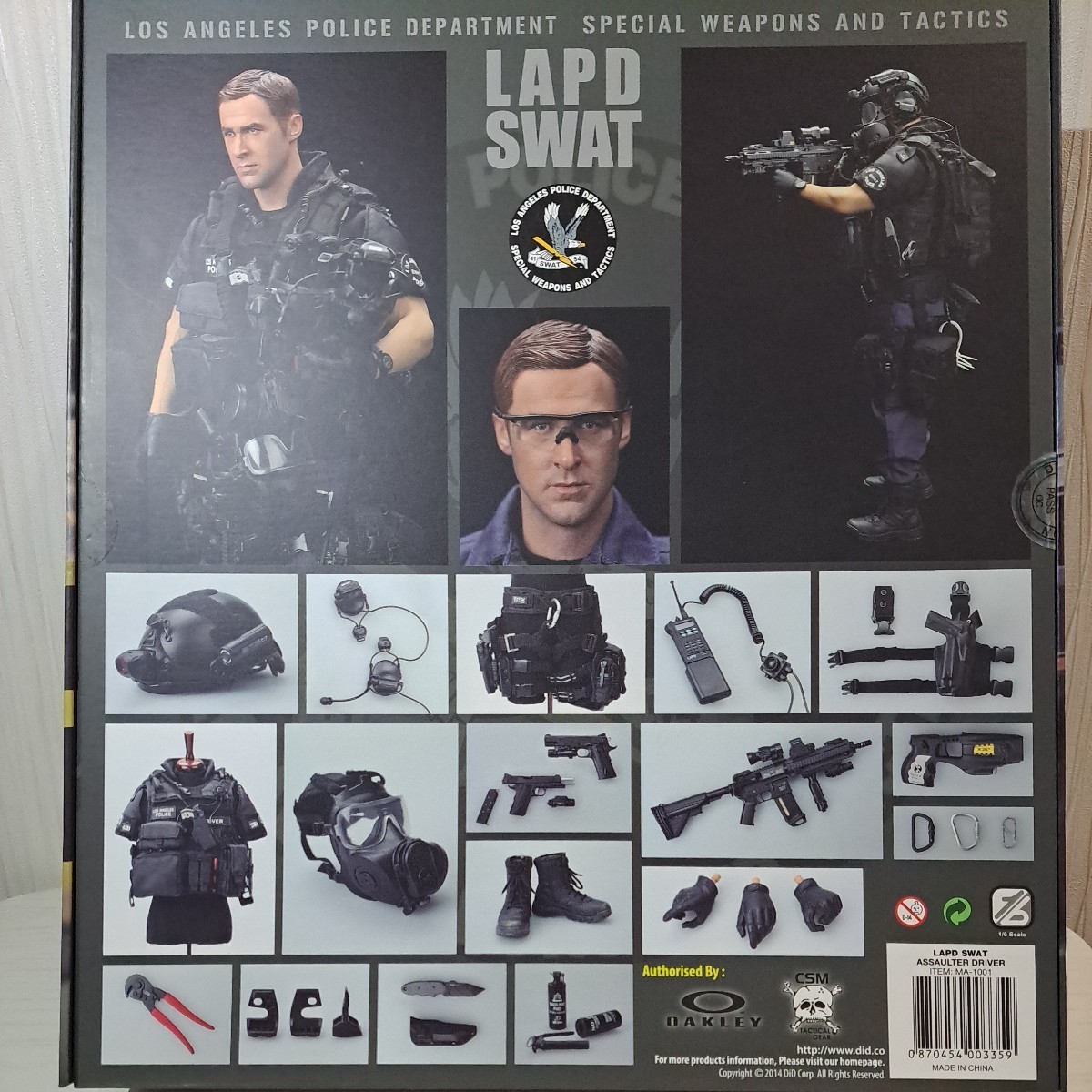 1/6フィギュア　DID LAPD SWAT 開封品　未使用品　　　検)　ホットトイズ_画像6