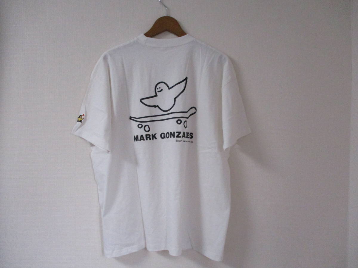 ☆Mark Gonzales/マークゴンザレス☆新品 ビックシルエットメッセージTシャツ サイズ：M ユニセックス スケーターオーバーサイズ_画像2