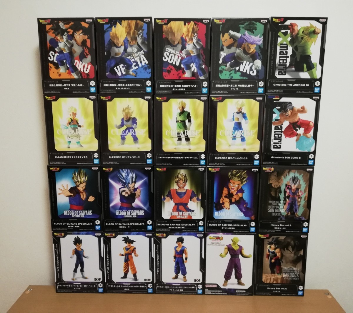 新品未開封 ドラゴンボール フィギュア　20個　セット　まとめ　大量　G×materia HISTORY BOX 孫悟空　孫悟飯　ピッコロ トランクス など_画像1