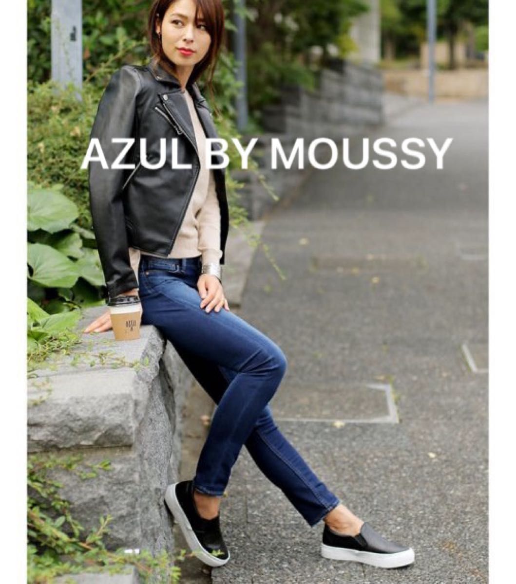 AZUL BY MOUSSY アズールバイマウジースムースタッチデニムスキニー