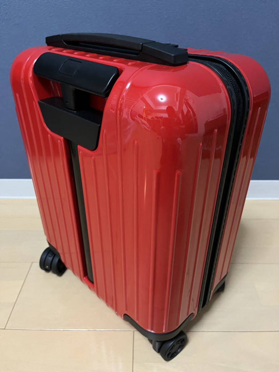 未使用RIMOWA ESSENTIAL LITE 19L エッセンシャルライト グロスレッド
