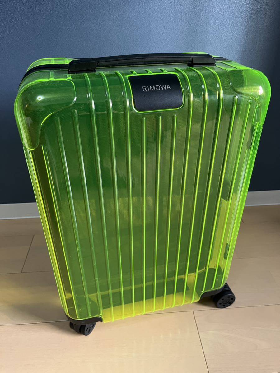 RIMOWA ESSENTIAL CABIN 36L Esse n car ru cabin lime TSA lock Rimowa machine inside bringing in 