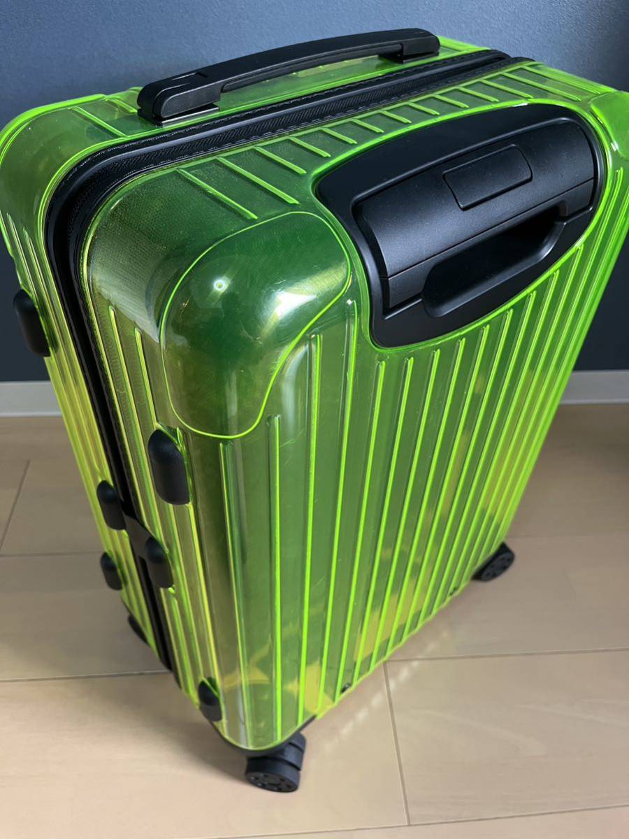 RIMOWA ESSENTIAL CABIN 36L Esse n car ru cabin lime TSA lock Rimowa machine inside bringing in 