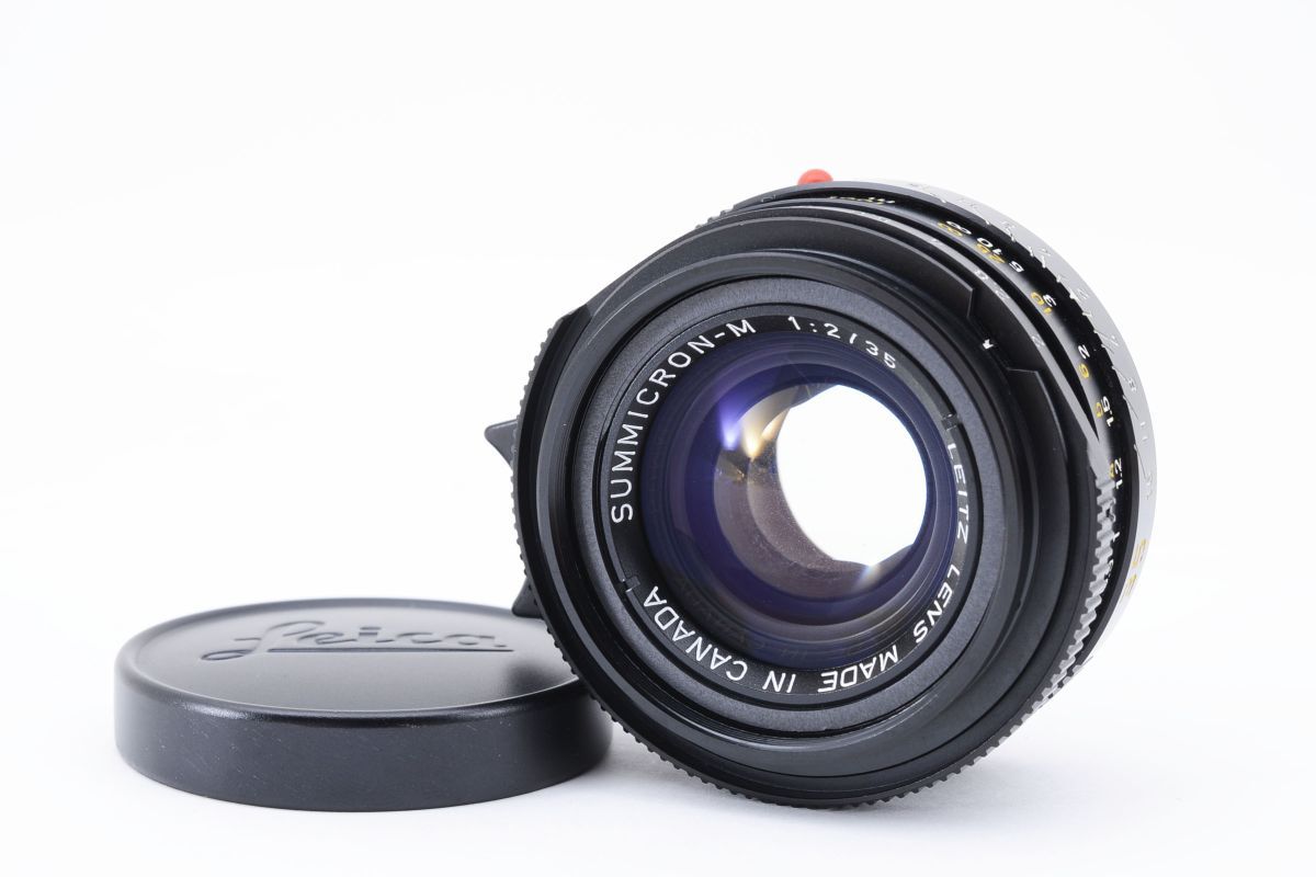 ■美品■LEICA SUMMICRON-M 35mm F2 ブラック 7枚玉 LEITZ CANADA■Y360 ライカ_限定一台！