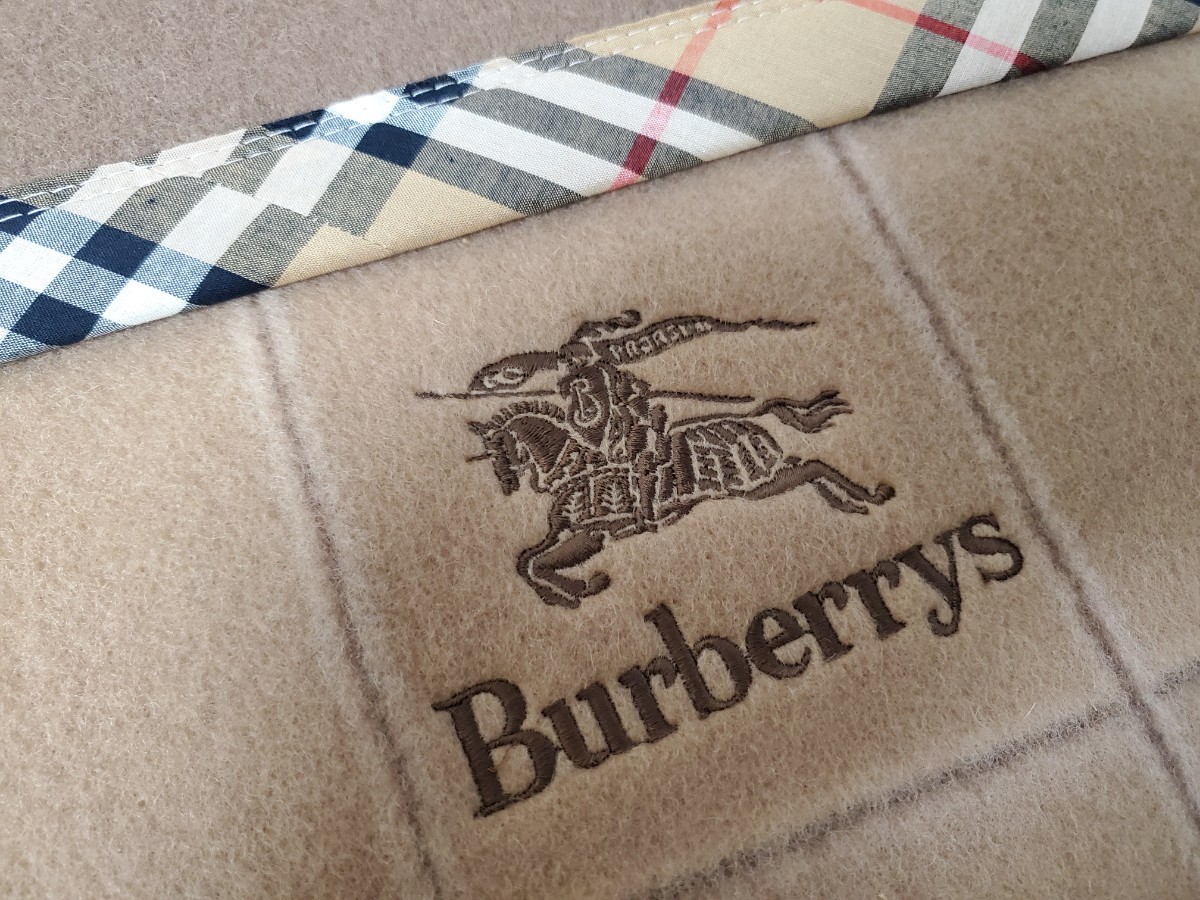 Burberrys バーバリー 毛布 ウール100% サイズ：140×200cm シングル (箱付き) 未使用 ウール毛布★to-05_画像4