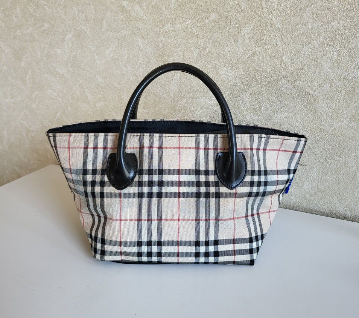 ◆BURBERRY BLUE LABEL◆ ノバチェック柄 トートバッグ