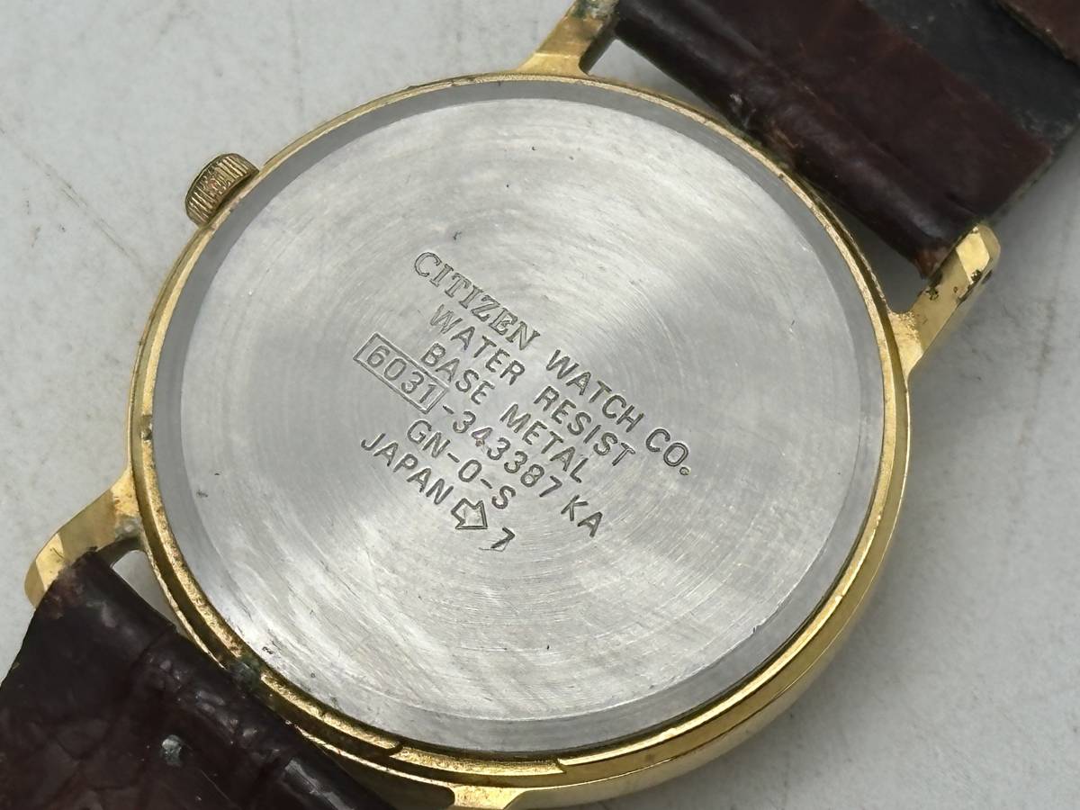 CITIZEN シチズン　本物　コカ・コーラコラボモデル　6031-343387　メンズ腕時計　稼働品_画像6