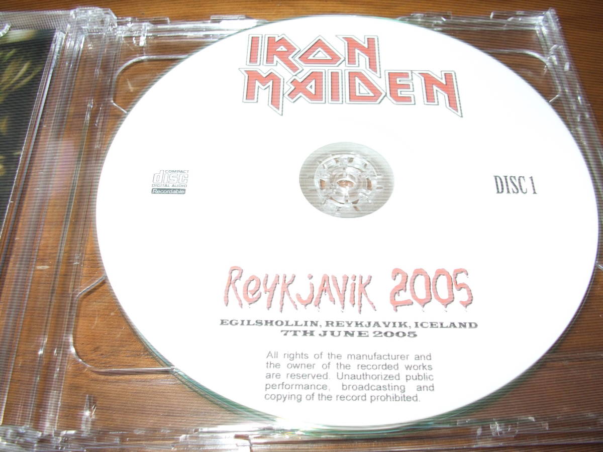 Iron Maiden《 Early Days Tour REYKJAVIK 2005 FM Broadcast Recording 》★ライブ2枚組_画像2
