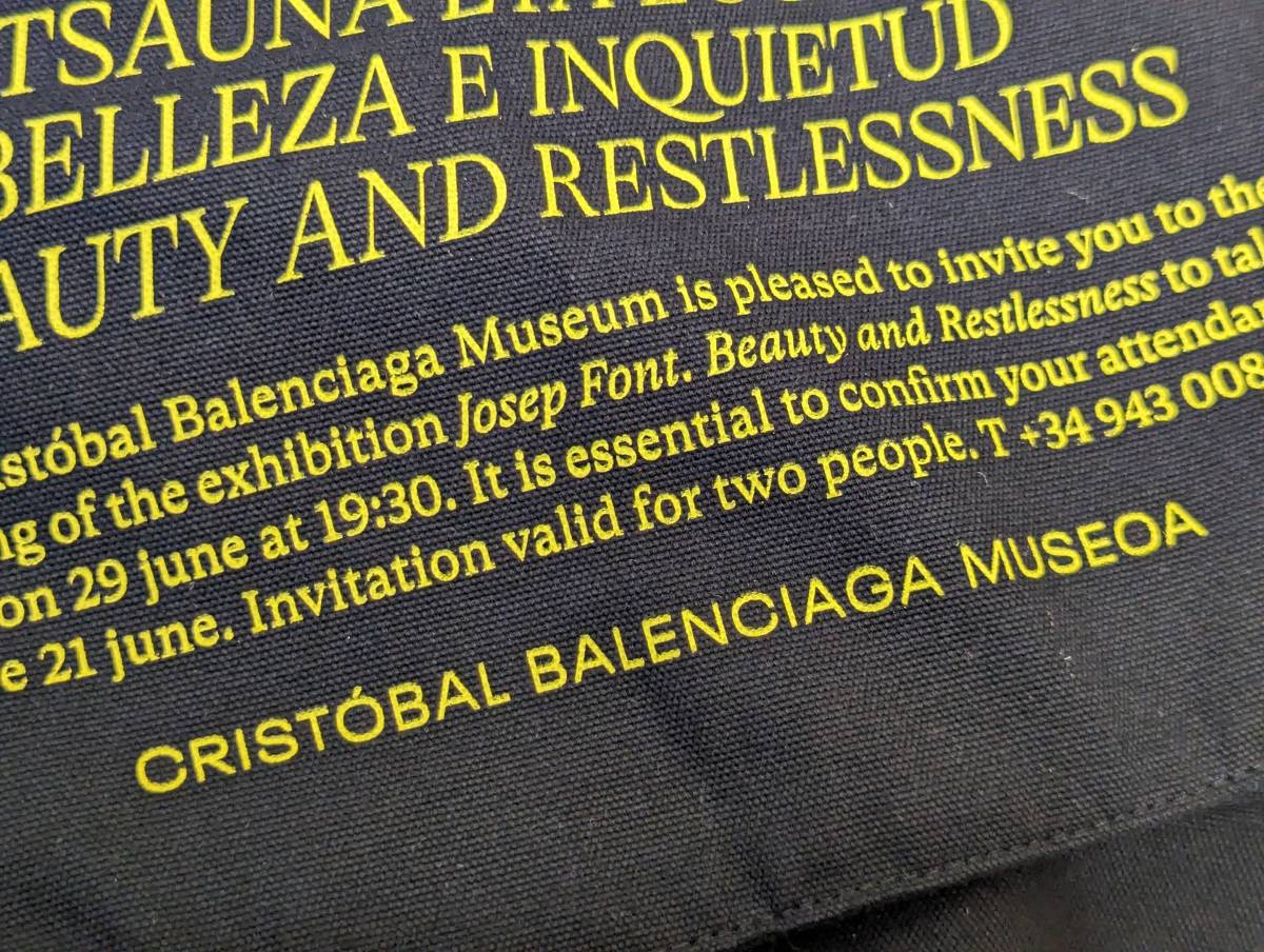 限定 新品 BALENCIAGA MUSEUM バレンシアガ美術館 トートバッグ JOSEP FONT コラボ クリストバル ミュージアム ハンドバッグ ブラック_画像4
