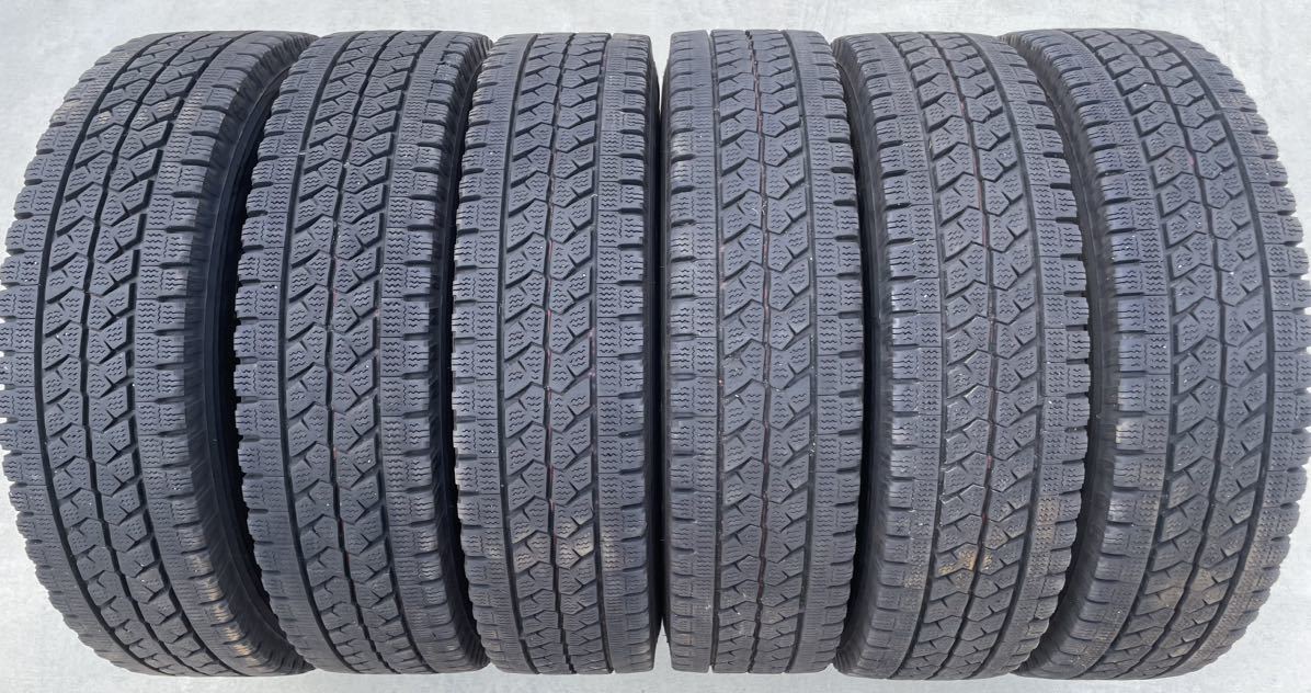 195/85R15 ブリヂストン スタッドレス w979 6本 中古検キャンター 2018年製