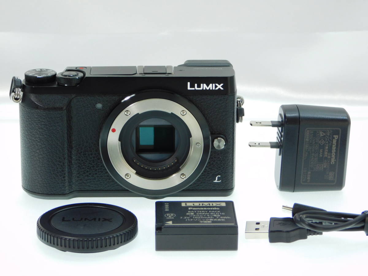 Panasonic パナソニック LUMIX DMC-GX7MK2-K ボディ ブラック ☆シャッター回数わずか 約 2,423回！ ＃7387_画像1