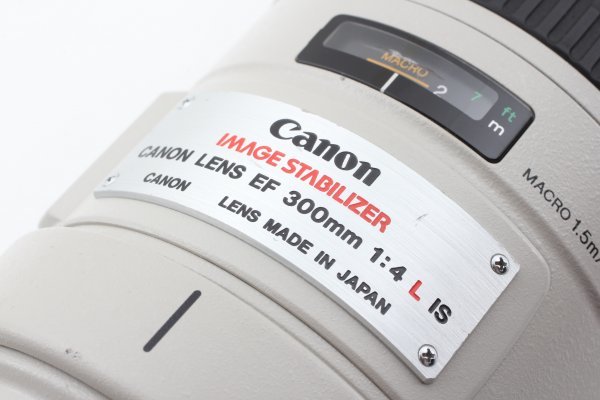 【ジャンク】 Canon 単焦点望遠レンズ EF300mm F4L IS USM フルサイズ対応_画像4