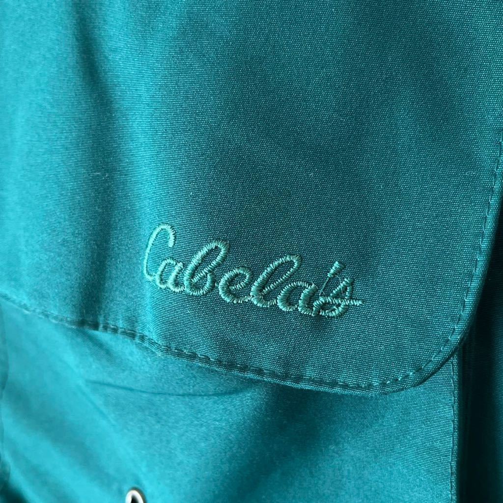 短丈! 90s Cabela´s フード フィッシングジャケット M 短丈! 90s Cabela´s フード フィッシングジャケット M