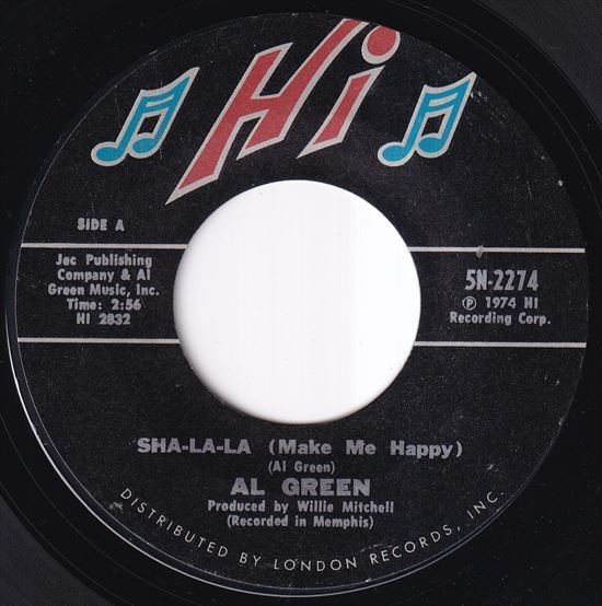 Al Green - Sha-la-la (Make Me Happy) / School Days (B) H596_7インチ大量入荷しました。