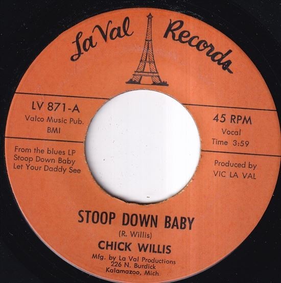 Chick Willis - Stoop Down Baby / It Ain't Right (A) H551_7インチ大量入荷しました。