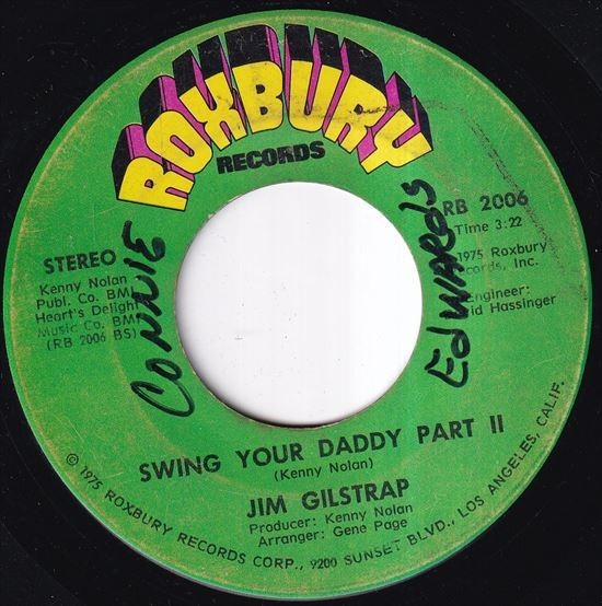 Jim Gilstrap - Swing Your Daddy (B) H464_7インチ大量入荷しました。