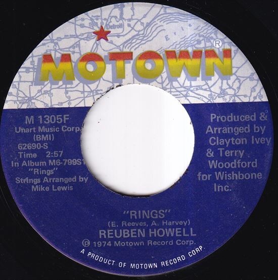 Reuben Howell - Rings / I'll Be Your Brother (A) H645_7インチ大量入荷しました。