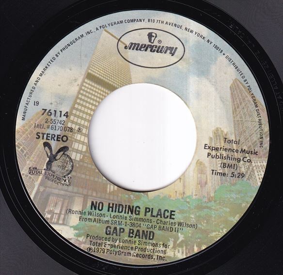 The Gap Band - Humpin' / No Hiding Place (B) H103_7インチ大量入荷しました。