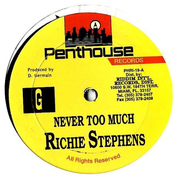 Richie Stephens - Never Too Much G412_画像1