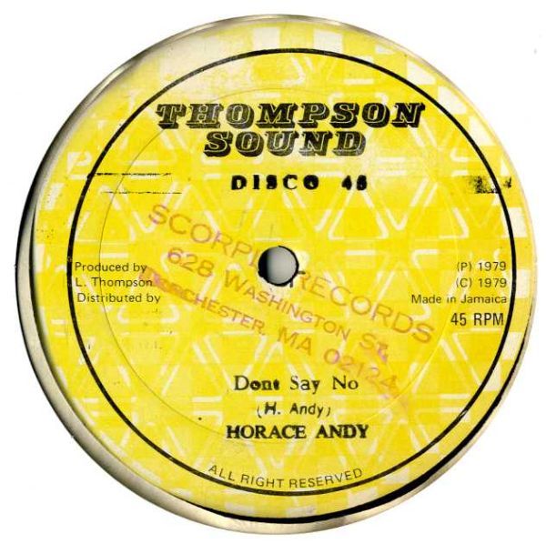 Horace Andy - Don't Say No G514_画像1