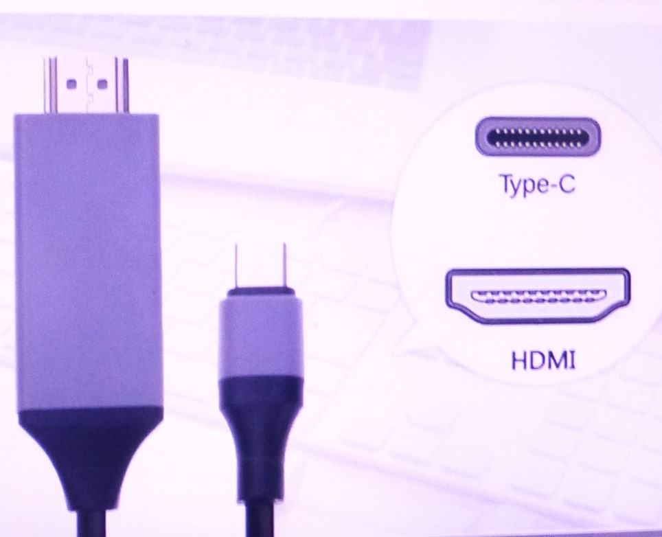 【送料無料】USBタイプC HDMI 変換コード / 2m_画像3