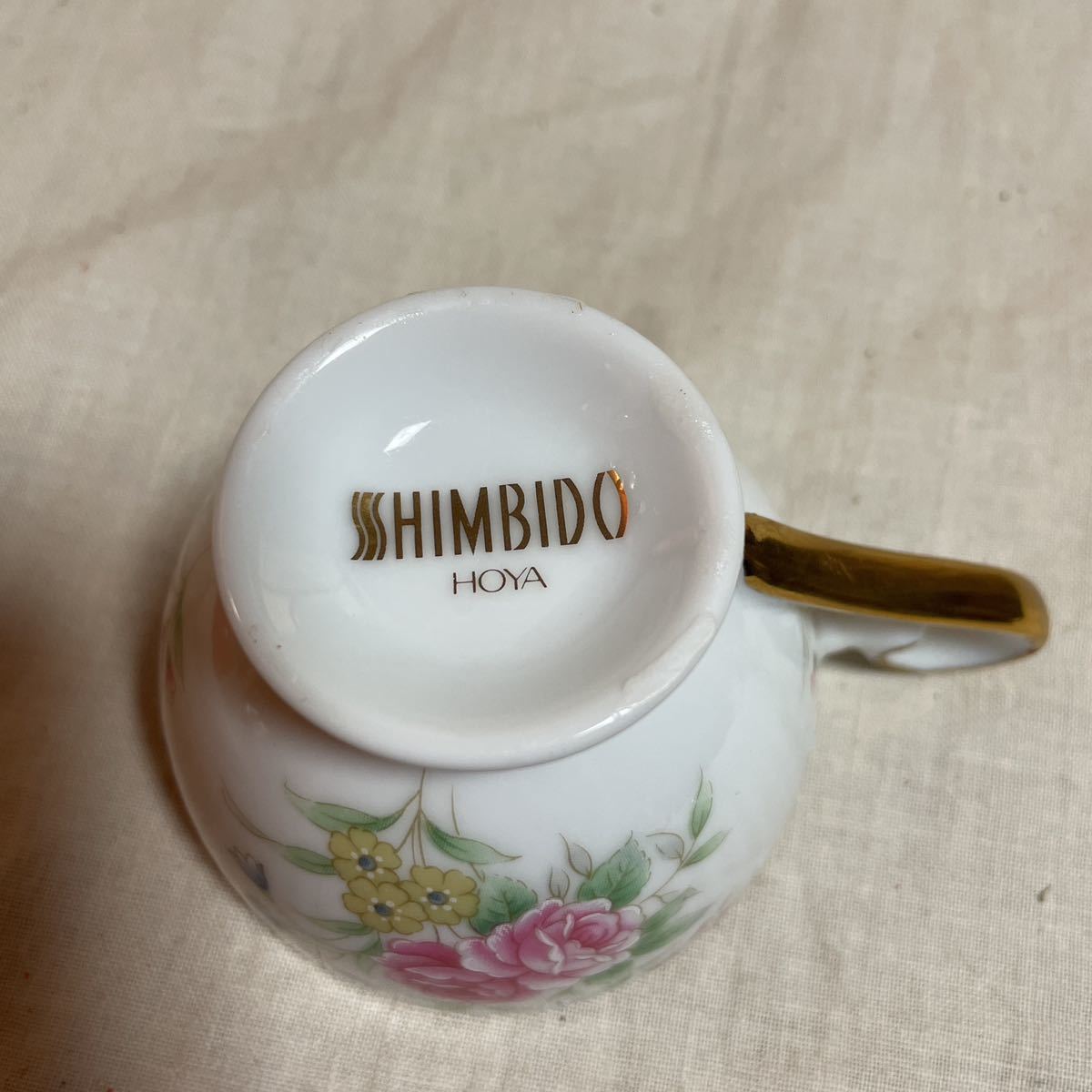 HOYA SHIMBIDO カップ　カプチーノ　デミタスコーヒー_画像4
