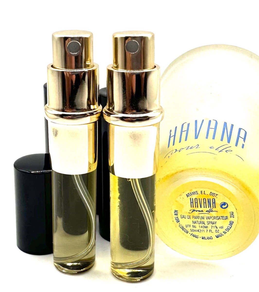 ★aramis・VINTAGE HAVANA POUR ELLE EAU DE PALFUM NATURAL SPRAY ★3.5ml入×2本・超希少ヴィンテージモデル(メーカー廃盤・入手困難)_画像7