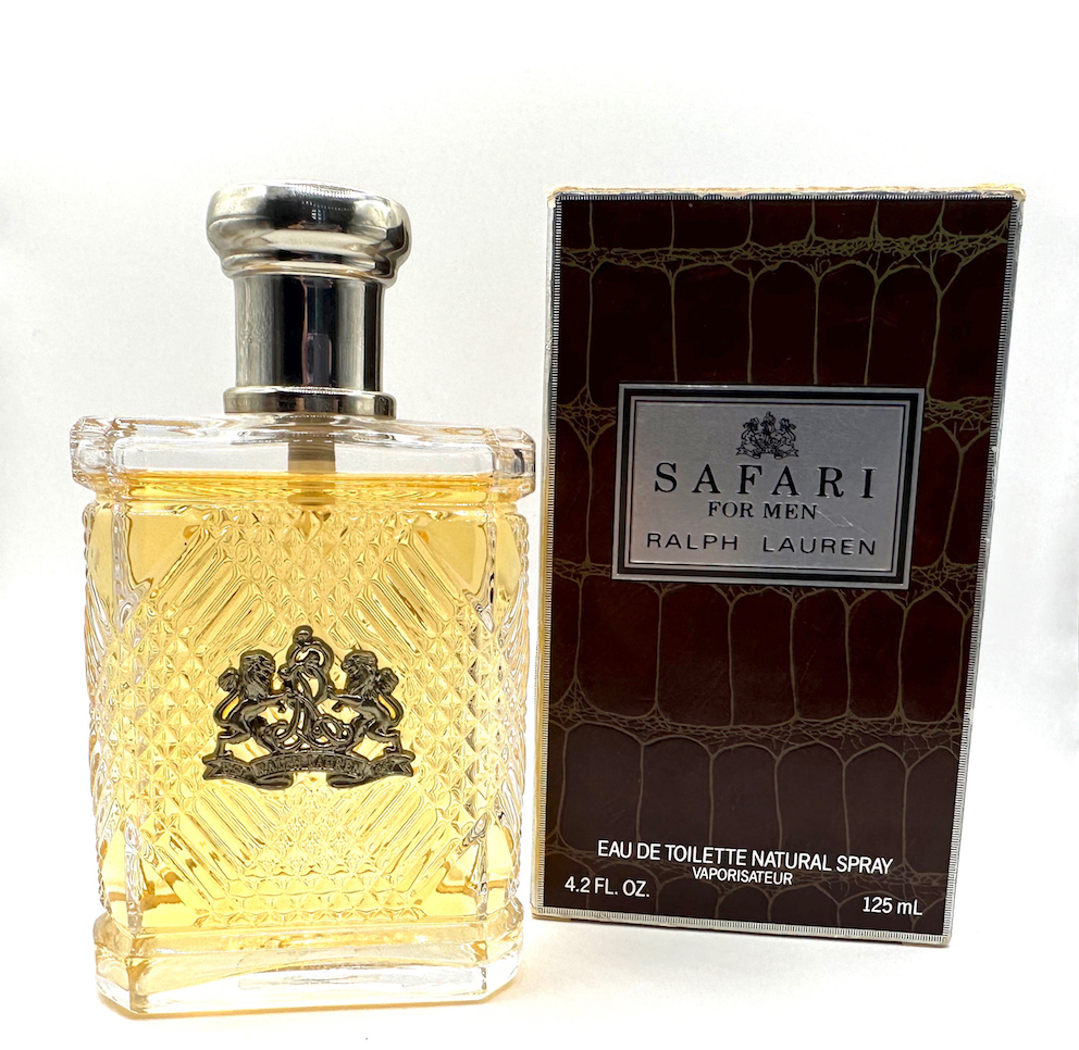 ★RALPH LAUREN SAFARI FOR MEN EDT.125ml Natural Spray 4.2FL.OZ. 125ml・展示USED(残量★約120ml)_画像1