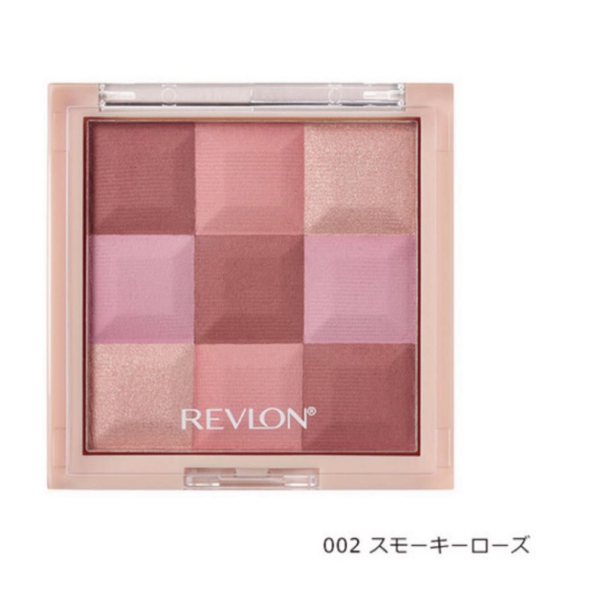 【新品未使用】REVLON レブロンブラッシュ&イルミネーターパレット　002スモーキーローズ