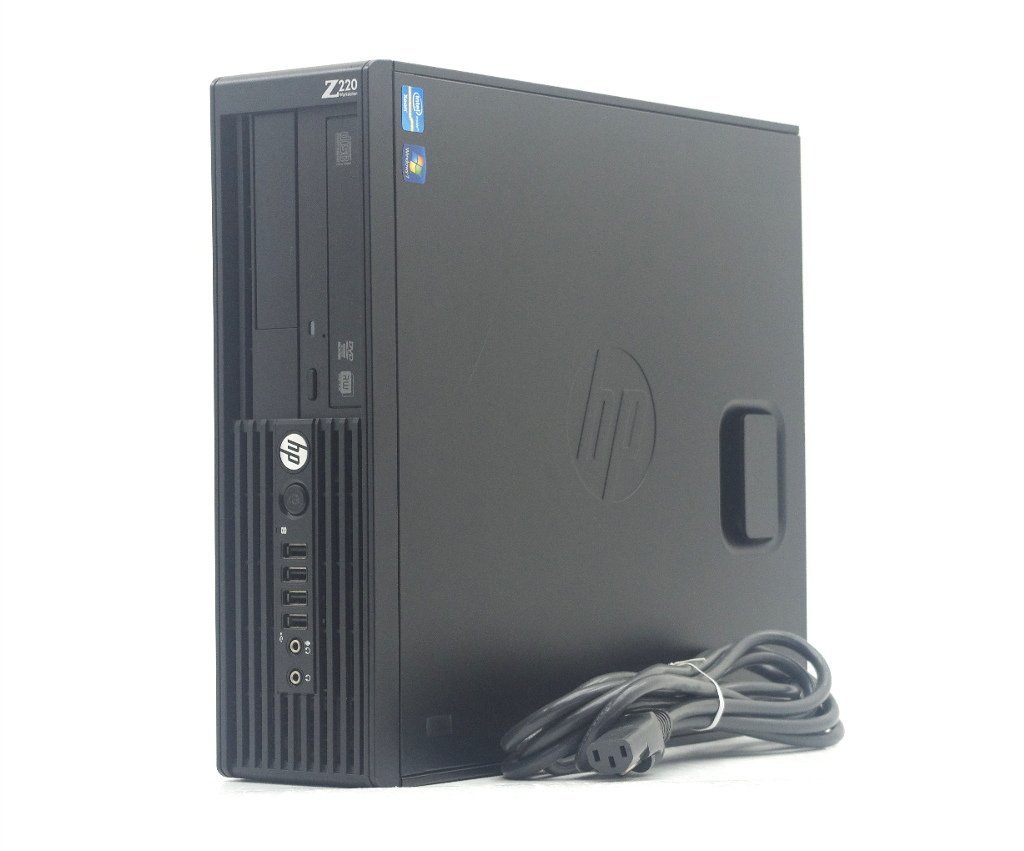hp Z220 SFF Workstation Xeon E3-1270 v2 3.5GHz 8GB 24GB(キャッシュ用SSD)+500GB(HDD) Quadro 600 DVD+-RW Windows7 Pro 64bit_画像1