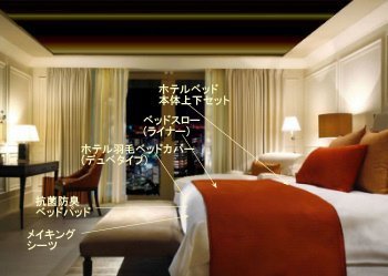 クイーンサイズ!高級ホテル★日本製◆高品質なホテルのベッドなら家でも安心!熟睡!もともと非売品(業務用,プロ仕様)ホテル向けラインナップ 3