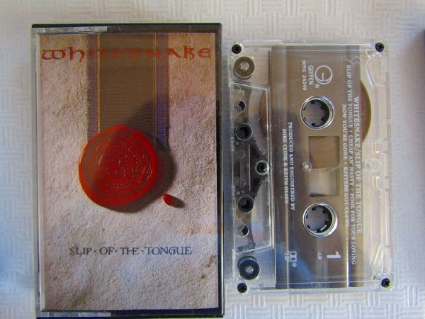 [ воспроизведение проверка settled US запись кассета ]Whitesnake / Slip of the Tongue(1989) белый Sune ik