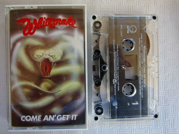 [ воспроизведение проверка settled US запись кассета ] Whitesnake / Come an\' Get It (1981) белый Sune ik