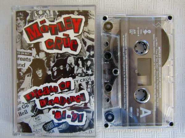 【再生確認済US盤カセット】Motley Crue / Decade Of Decadence (1991) モトリー・クルー ベスト盤_画像1