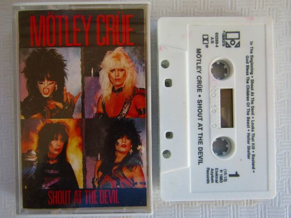 【再生確認済US盤カセット】Motley Crue / Shout At The Devil (1983) モトリー・クルー_画像1