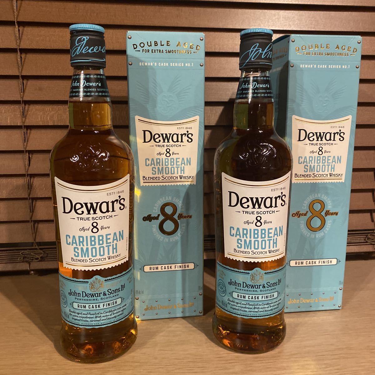 Dewars デュワーズ 8年 カリビアン スムース ラムカスクフィニッシュ