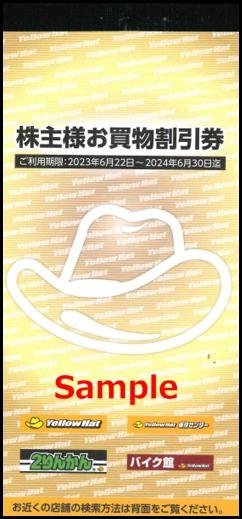 ◆06-02◆イエローハット 株主優待券 (株主お買い物割引券300円×10枚) 2冊set-E◆_画像1