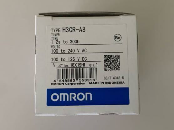 新品 OMRON H3CR-A8 ソリッドステート タイマー アナログ オムロン _画像1
