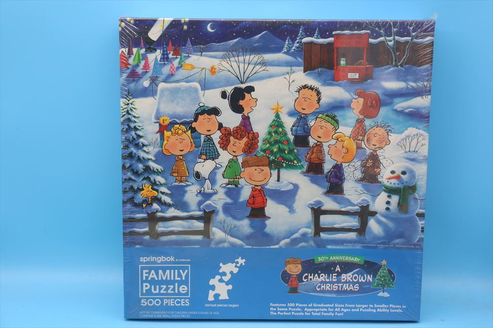 未開封 Springbok 30th Anniversary A Charlie Brown Christmas Puzzle/500ピース パズル/177510025_画像1