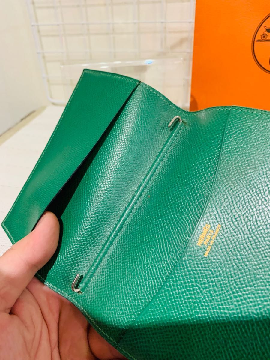 【まあまあ美品】HERMES エルメス　手帳カバー　GMサイズ　パスポートケースにも使用可能